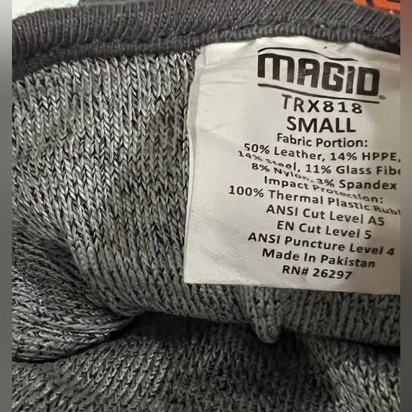 Magid Gray and Red Work Gloves - Picture 14 of 14